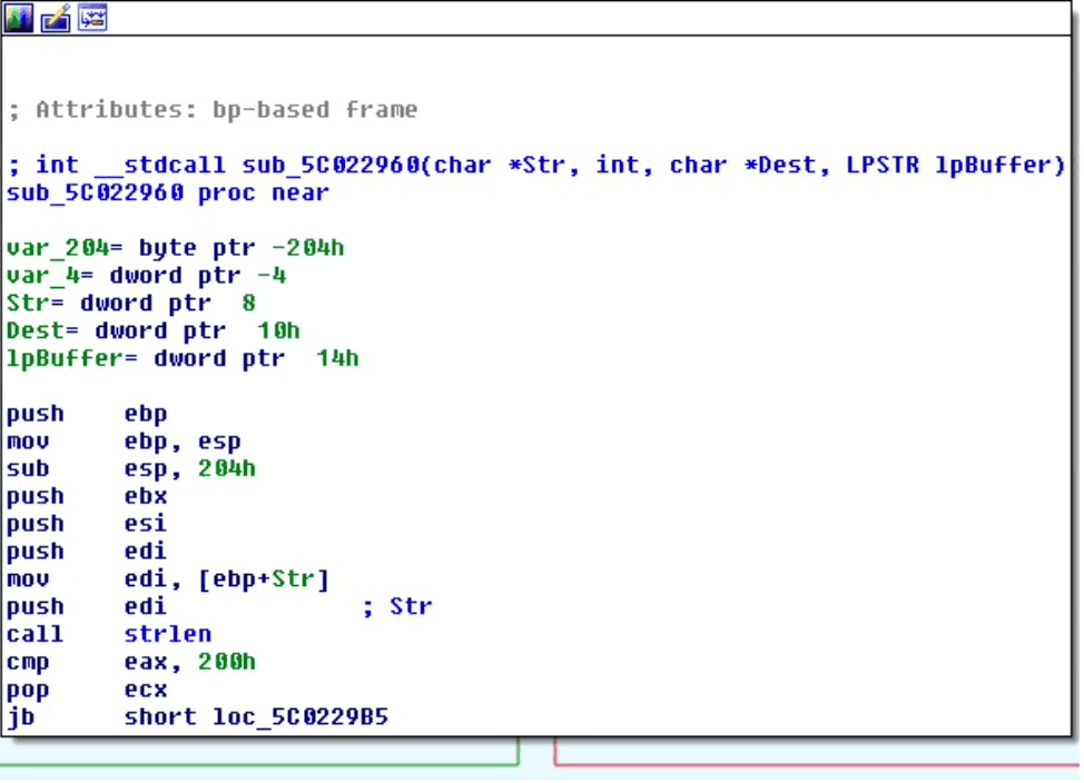 sub_50022960 and its first length check